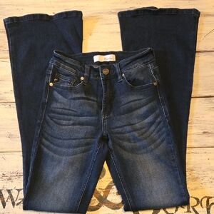 KanCan Deep Indigo Flare Jeans